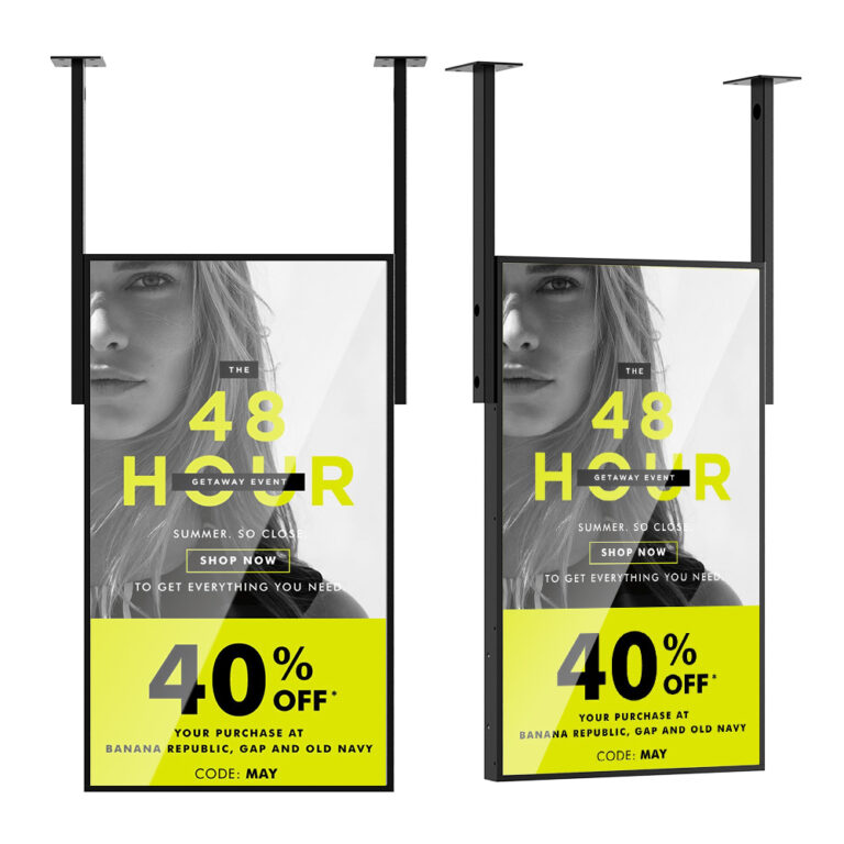 MWE664 Single Sided Digital Signage High Brightness single-sided Retail Store Digital window displays