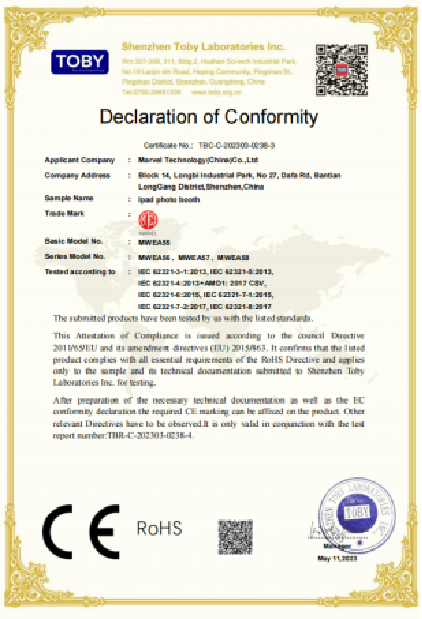 RoHS Certificate