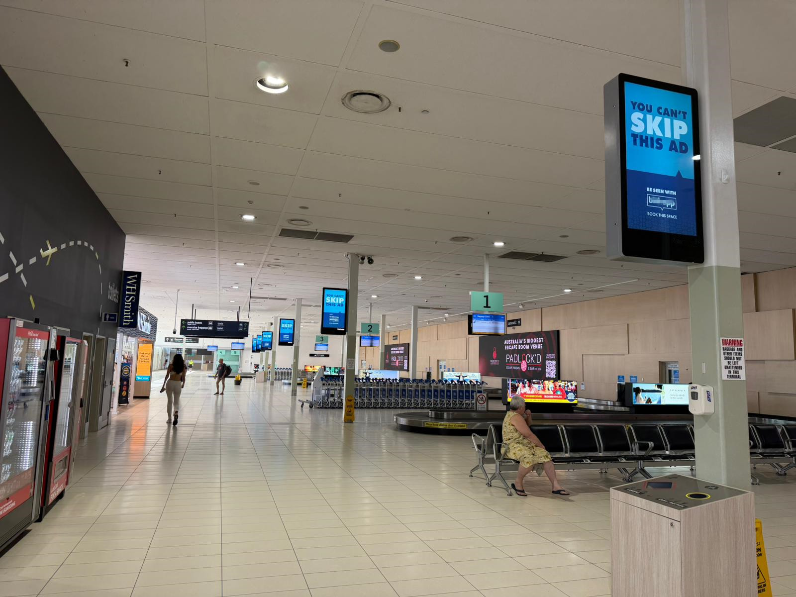 Digital signage banner background