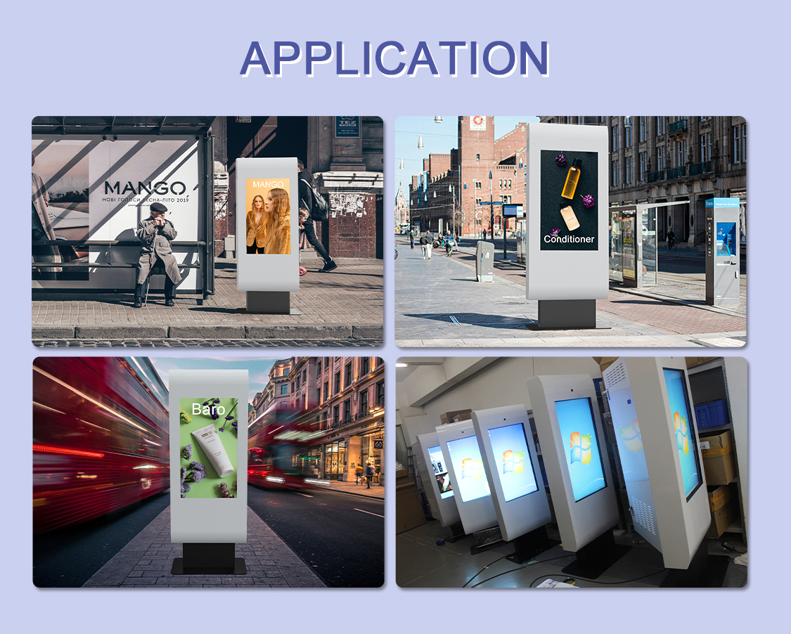 Model Number: MWE804 Outdoor High Brightness LCD Digital Signage ...
